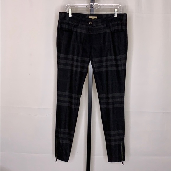 Burberry Brit check plaid wool pants size-USA10 - Picture 1 of 5